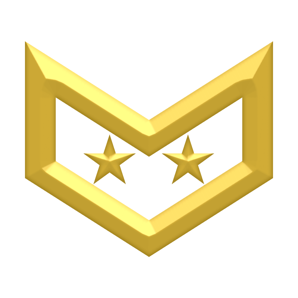 Dominator II rank insignia